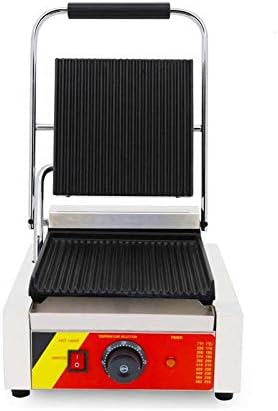 Kolice Commercial 110V Nonstick Electric Steak Grill Sandwich Maker Electric Griddler Panini Press Machine