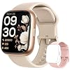Smart Watch for Women Men Android & iPhone [2 Bands, 44mm case], Alexa Built-in, 1.83” Smartwatch Make/Answer Call, HR SpO2 Sleep Stress Monitor Fitness Tracker, IP68 Waterproof Step Counter Watch