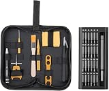 QUA'ANNYU Fishing Reel Maintenance Kit, Professional Fishing Reel Care & Repair Tool Set with 24/30/38-in...