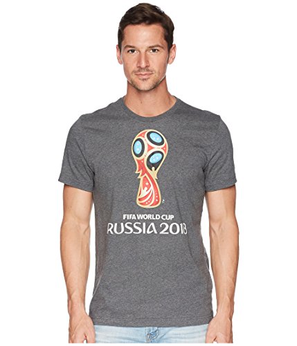 Image of adidas World Cup Soccer World Cup Emblem Men's Tee, Small, Grey