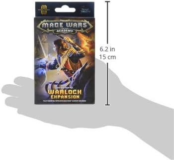 Arcane Wonders Mage Wars Academy: لعبة لوحة توسيع Warlock