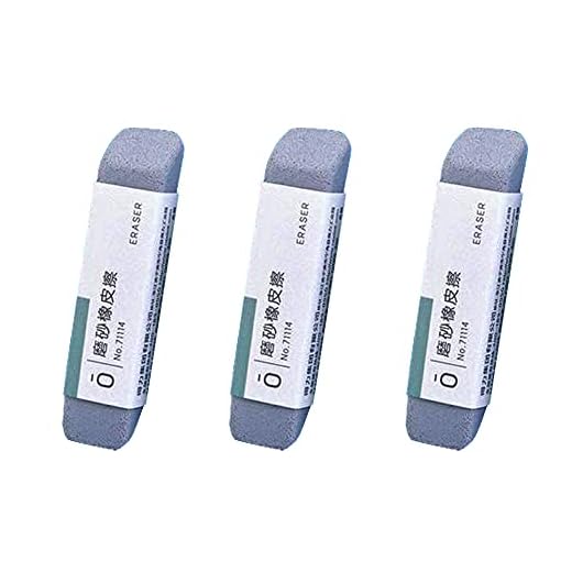 Sand Eraser 3-Pack, Designed to Remove Colored Pencil and Ink Markings