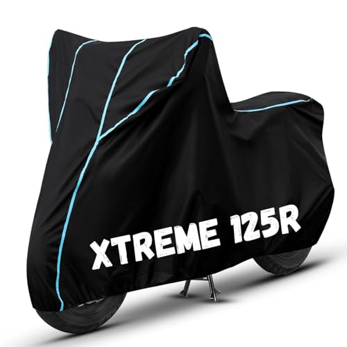 Image of Bike Cover for Xtreme 125R 100% Waterproof, Dustproof & Scratch Resistant| Fully Bottom Elastic UV Resistant Heavy Duty Body Cover | All Weather Outdoor Use