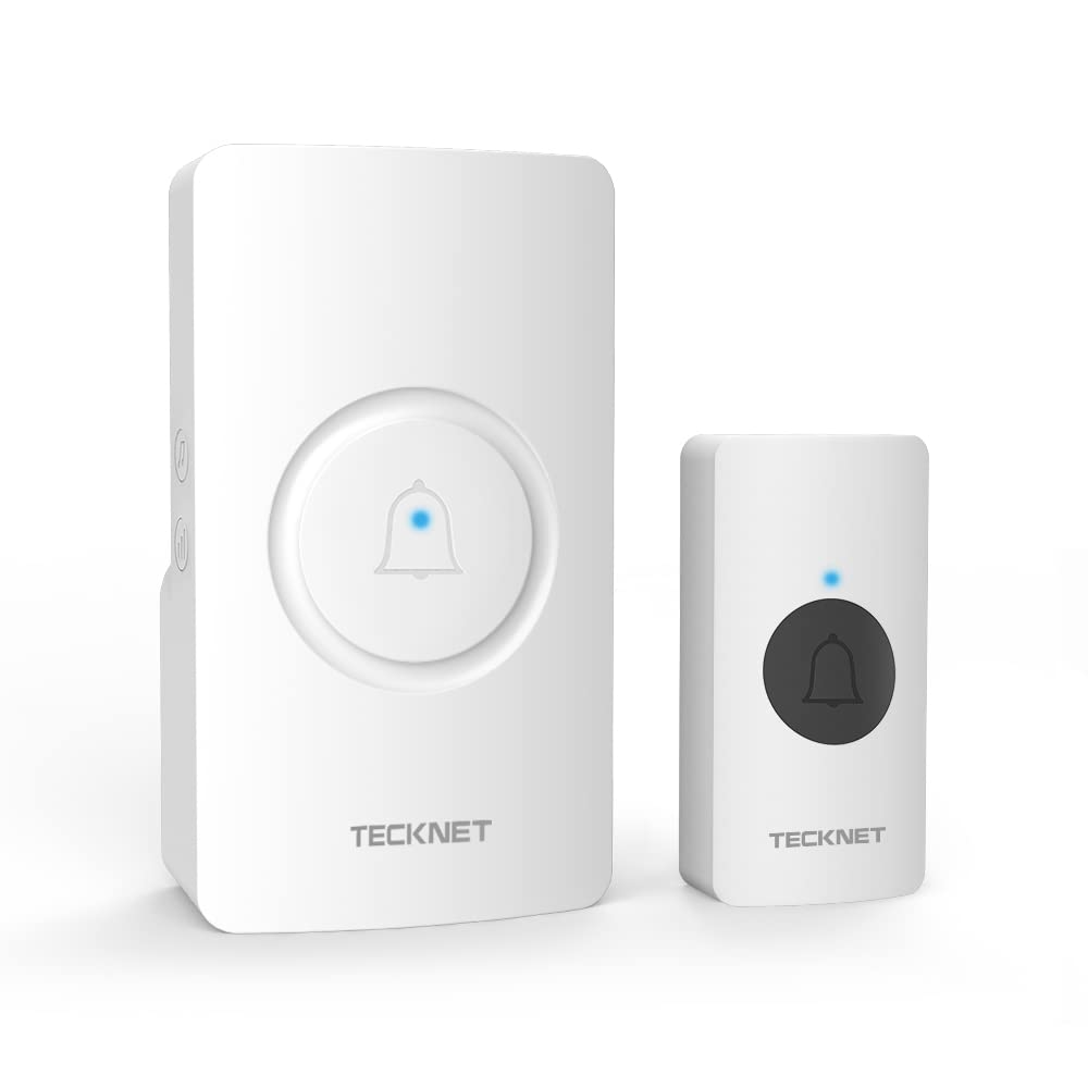 TECKNET Wireless Doorbell, Plug-in Door Bell, IP65 Waterproof, White | 1300FT/400M Range, 60 Chimes, 120dB Loud 5-Level Volume, LED Light, Memory Function, 4.5 Year Battery Life, Easy Install-image-41