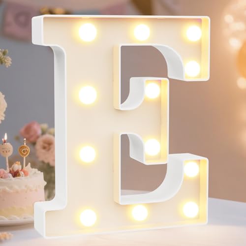Pooqla LED Marquee Letter Lights Sign, Light Up Alphabet Letter