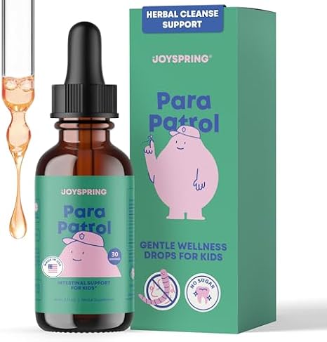 JoySpring Parapatrol Gut Support Drops for Kids and Saffron Stick for Kids