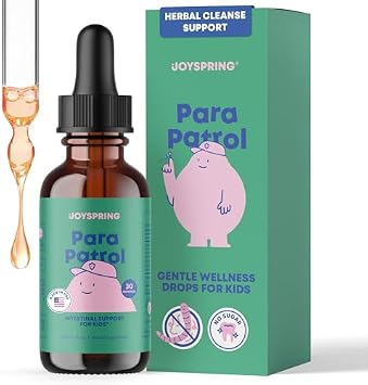JoySpring Parapatrol Gut Support Drops for Kids and Saffron Stick for Kids