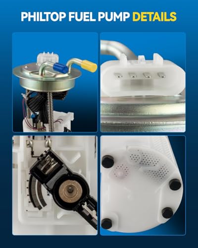 Image of PHILTOP Electric Fuel Pump Assembly Compatible with 2002-2004 Chevrolet Trailblazer, GMC Envoy, Oldsmobile Bravada, 2004 Buick Rainier, FG0387, P75053M, SP3549M