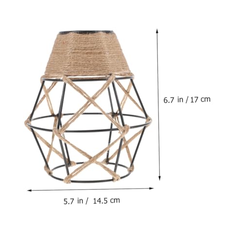 Suspension abat-jour métal industriel rustique vintage luminaire suspendu cuisine - 2
