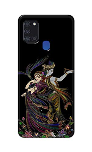 Image of Lord Radha and Krishna Hard Back Case Cover for Samsung Galaxy A21S, SM-A217F / DS, SM-A217M / DS, SM-A217F / DSN Back Cover -(J5) VNS2223