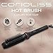 Imagen de Corioliss Cepillo Alisador Pelo Eléctrico Hot Brush Antifrizz Control Temperatura 80º a 210º Iónico Cerámica Apagado Automático