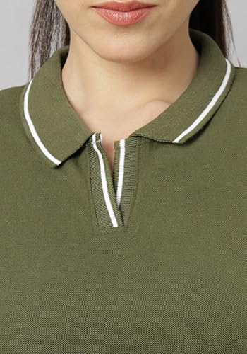 Image of Wear Your Opinion Womens Premium Pique Polo Collar Neck T-Shirt Womens Premium Pique Polo Collar Neck T-Shirt (Design: Tipped Polo)