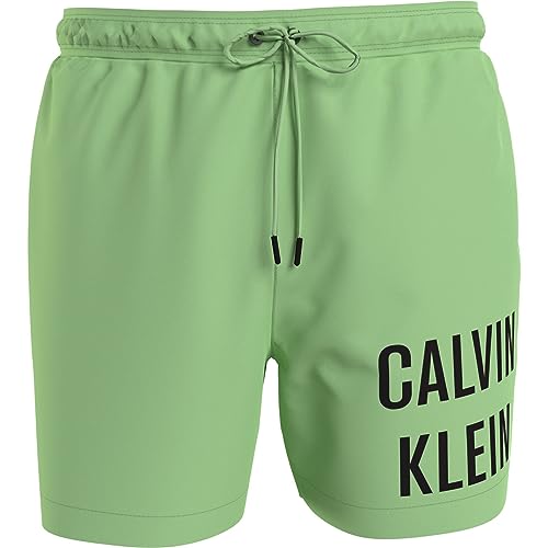 Calvin Klein - Bañador de hombre largo, con cordón, talla M, Lima, XXL