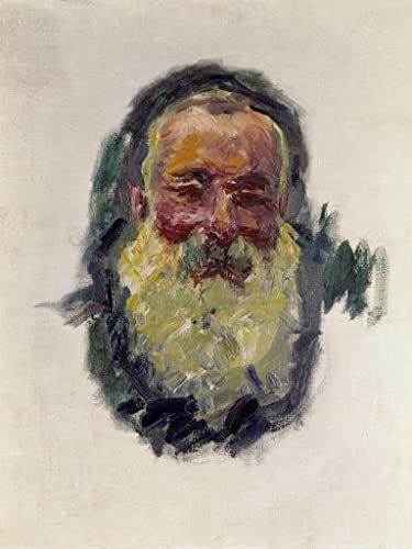 Impression d'affiches Claude Monet : toile autoportrait 60x90cm pour décoration salon