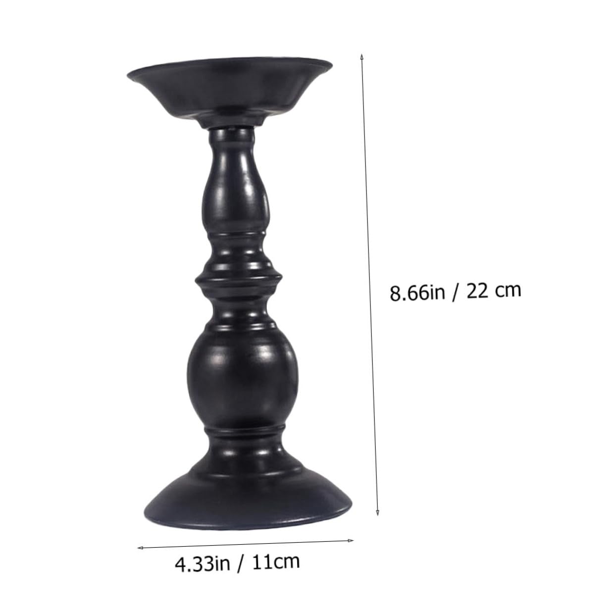 Candelabro de Hierro Estilo Europeo Retro, 2 Unidades