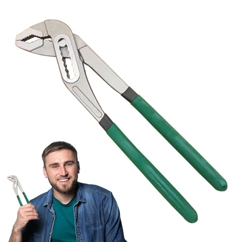 Alicates para llaves de tubos,Alicates para bombas de agua,Alicates de mandíbula ranurada de 8/10/12 pulgadas | Alicates de ajuste multifunción, llave con diseño de pico de águila para trabajos de man