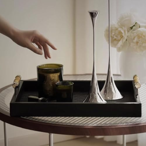 Plateau Repas Cuir Bureau : Rangement Décoratif de Maison - 4