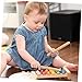 KESYOO 20pcs Wooden Rhythm Sticks for Boys and Girls Early Education Musical Toys Drum Accessories