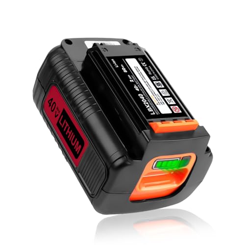 40 Volt MAX 2.0Ah Lithium Battery Replacement for Black and Decker 40V Battery, Compatible with Allen Power 40V Black and Decker Power + Tools