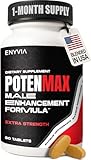 Natural Enlargement Pills for Men - Male Supplements for Men, Add 2-3in 60 Days, Boost Performance, Stamina and Endurance with Oyster Extract, Tongkat Ali, Tribulus, Maca, L-Arginine, 1-Month Supply
