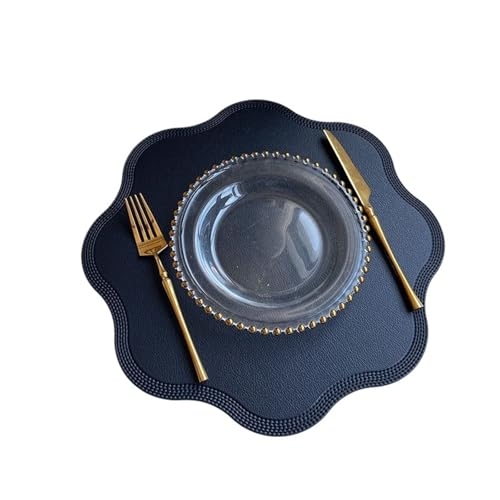 Sets de table en fleur PU lavables au design contemporain