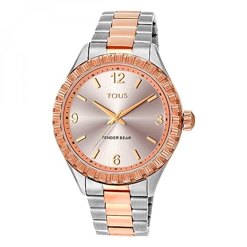 Tous Reloj Tender Bear De Acero Ip Bicolor Rosado Con Relieve De Osos 200350980 Tous Reloj Tender Bear De Acero Ip Bicolor Rosado Con Relieve De Osos 200350980