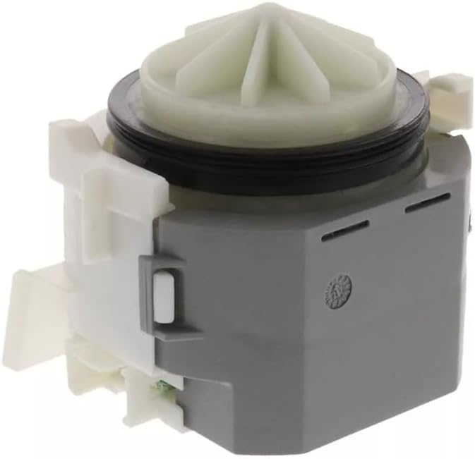 Side view of the replacement dishwasher drain pump