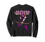 Marvel Hawkeye Retro Classic Pose Bow Arrow Sudadera