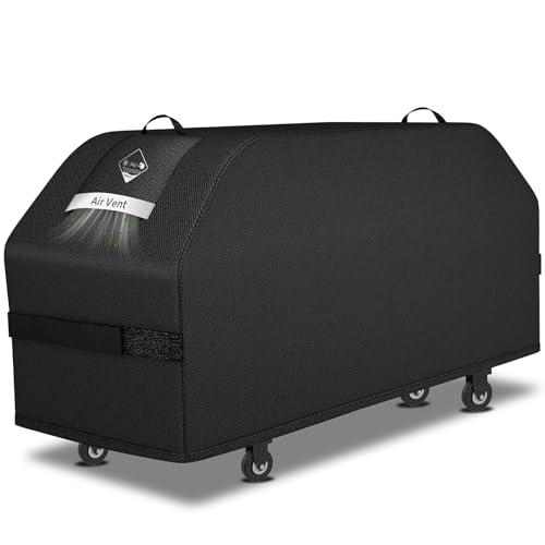 Griddle Cover for Blackstone 36' Griddle,Rip-Proof Upgraded Material Flat Top Grill Cover,Waterproof UV and Fade Resistant Grill Cover with Straps for Camp Chef and More 4-Burner Griddle