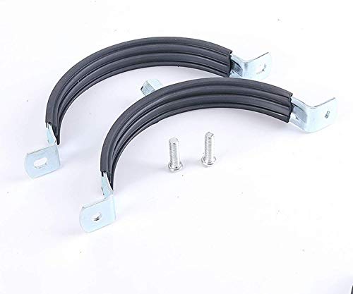 Collier de serrage de fixation murale WYKA 140mm argenté en lot de 5 haute durabilité