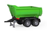 Lena WORXX Anhänger - Traktor Spielzeug mit Kippmulde & Heckklappe, 5 mm verzinkte Stahlachsen, für Deutz-Fahr Agroton 7250 TTV, Indoor & Outdoor, für Kinder ab 3 Jahren
