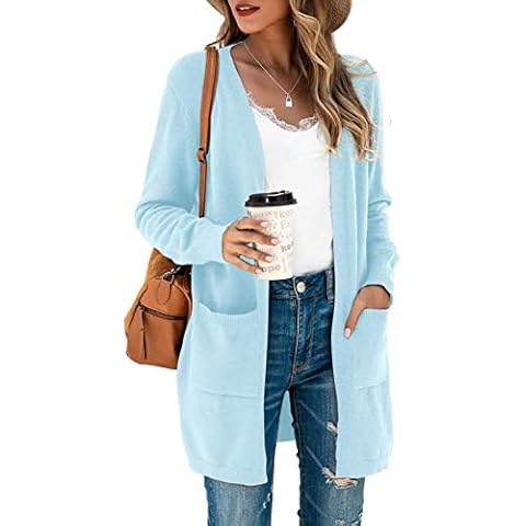 TASAMO Comfy Long Cardigan with Pockets Cover