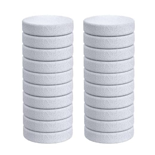 iSingo 20 Pack Core Mini Aroma Pads Replacement for LEVOIT LV-H128 Essential Oil Replacement Aromatherapy Refill Pads Compatible with LEVOIT Core Mini & LV-H128 Air Purifier, White