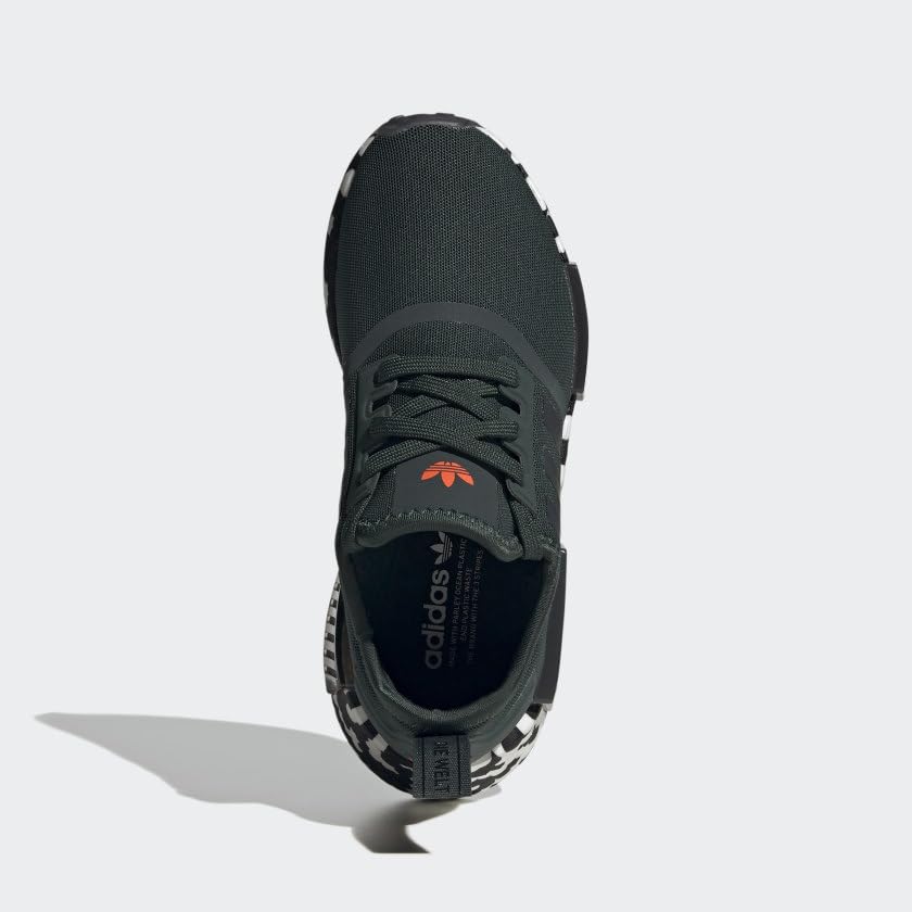 adidas NMD_R1 Shoes Kids', Green, Size 4.52