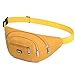 Sac Banane Homme Femme Ville De Sécurité pour Voyage Ou Outdoor Sport Waist Pack Fanny Pack pour Vie Quotidienne Ou Randonnée (Jaune)