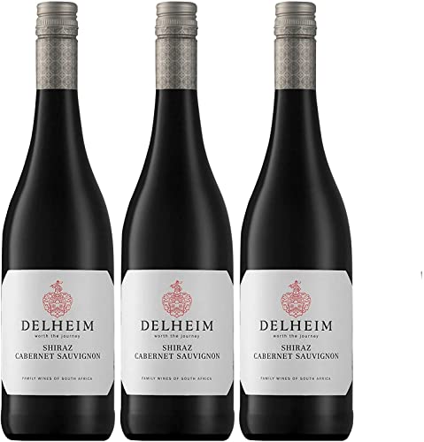 Delheim Shiraz Cabernet Sauvignon Coastal Region Rotwein Wein trocken Südafrika (3 Flaschen) Cover
