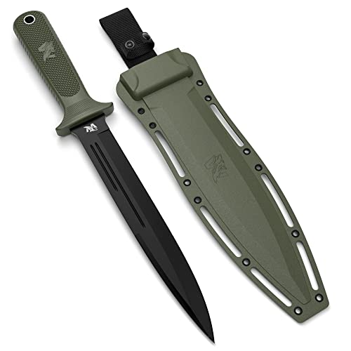ODENWOLF W-Catcher Fixed Blade Knife with Sheath -...