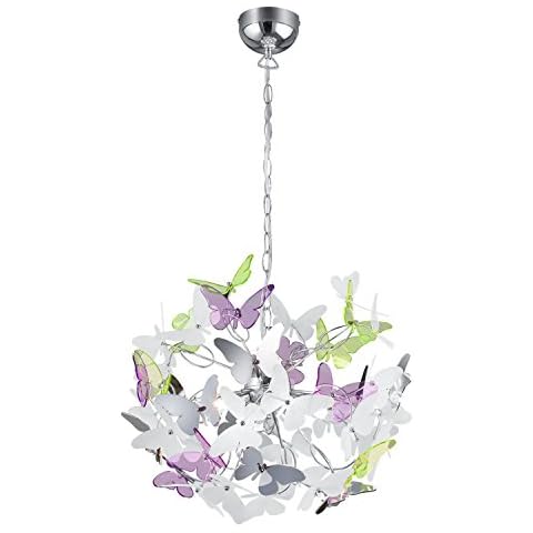Reality Leuchten Butterfly Pendant Light with Customisation Cover