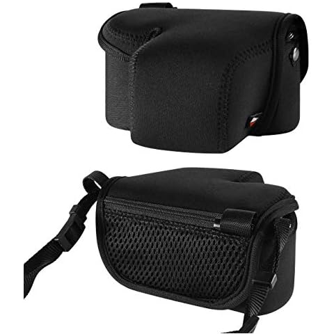 TXEsign Neoprene Protection Camera Case Sleeve Pouch Bag Compatible with Sony Alpha a6500 a6000 Mirrorless Digital Camera with 16-50mm Lens Accessories Storage Bag Cover