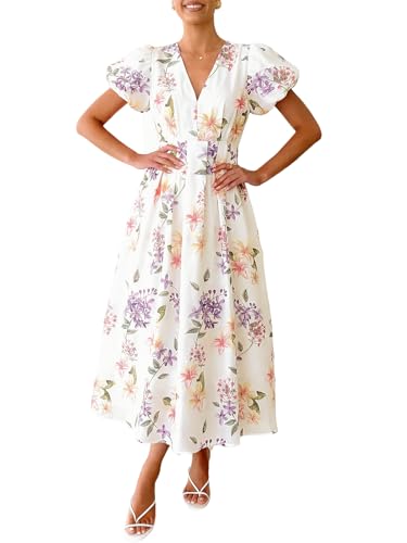 Image of Flessibili Womens Summer Floral Maxi Dress Wedding Guest Party Long Dresses 2026