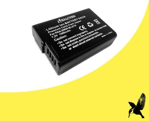 Halcyon 1500 mAH Lithium Ion Replacement Battery for Panasonic DMW-BLD10 and Panasonic Lumix DMC-GX1 Digital Camera