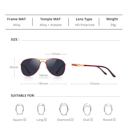 Men Classic Polarized Sunglasses Men Pilot Sunglasses for Driving Luxury Shades2