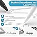 AECHY 3 Pack Gravity Sensing Auto-Retractable Ballpoint Pens, Quick Dry Black Ink Pens 0.5mm Fine Point, Smart Lock Mechanism, Drop-Proof Design, Ultra-Smooth Writing for Office,School,Nurses