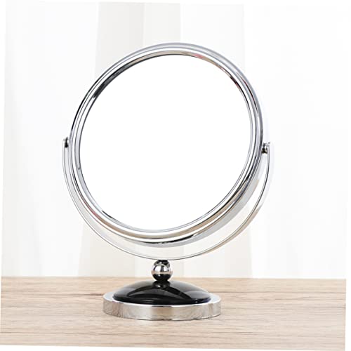 Espejo de maquillaje doble cara rotatorio 360 grados miniatura 5