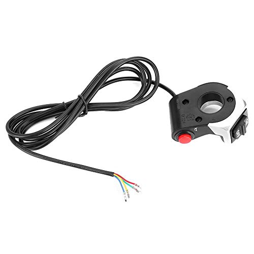 Miniatura 9 de Interruptor de manillar, interruptor de bocina de faros delanteros 2 en 1 para bicicleta eléctrica, scooter, bicicleta de montaña, bicicleta de