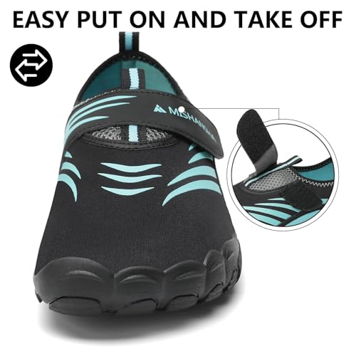 Image of Mishansha Womens Mens Water Swim Shoes Wide Toe Box Barefoot Shoes US Size 5.5-13.5 Women / 3-11.5 Men