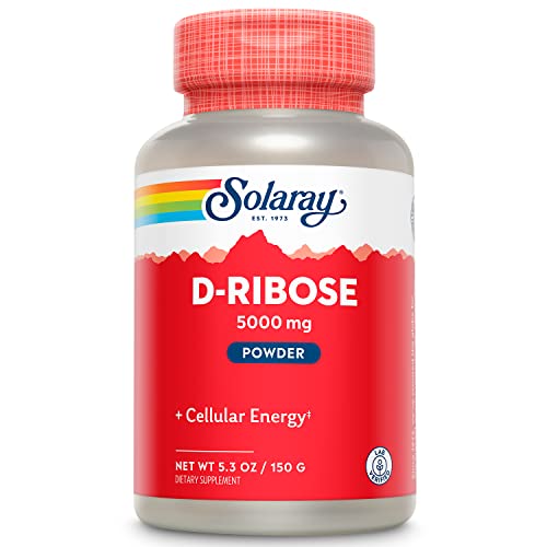 Image of SOLARAY D-Ribose Powder 5000 mg | Healthy Cardiac and Cellular Energy (ATP) Production Support | 30 Servings | 150 Grams