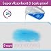 60cmx60cm 6-lagige Trainingspads für Hunde – Elalove Welpen-Pinkelpads, super saugfähig & auslaufsicher, Einweg-Tier-Piddle-Pad, Töpfchen-Pads für Welpen & Hunde (50 Stück, groß)