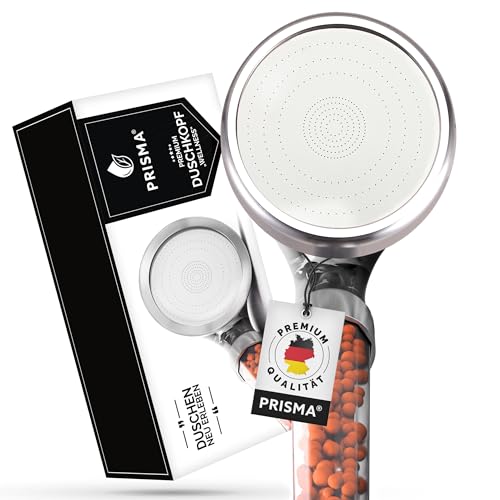 PRISMA Duschkopf für ein einzigartiges Duscherlebnis - Mehr Wasserdruck,...