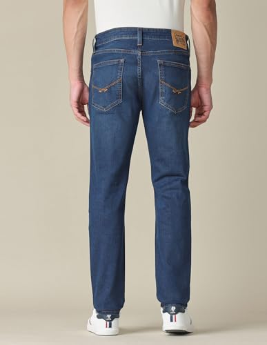 Image of U.S. Polo ASSN. Denim Co. Brandon Fit Jeans for Men, Full Length Mens Denim for Office & Regular Wear